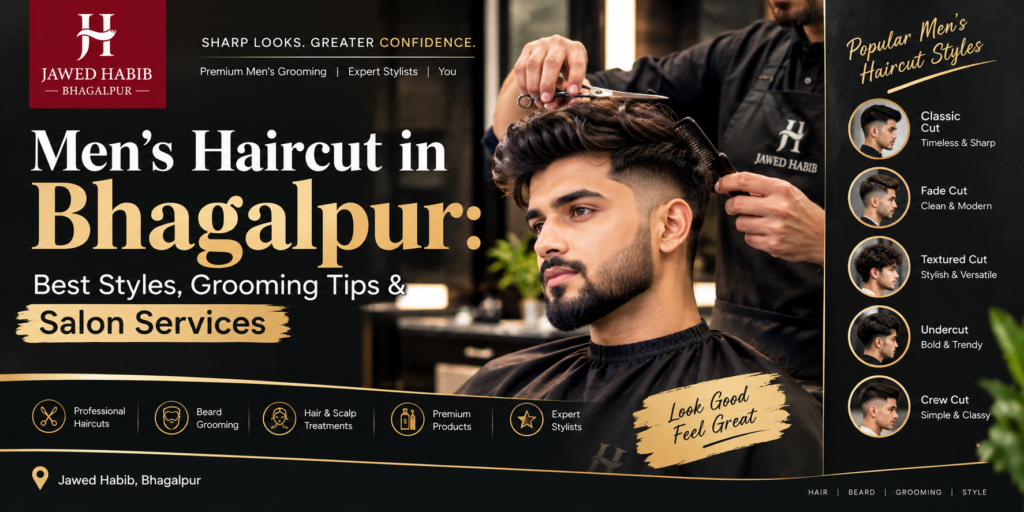 Men’s Haircut in Bhagalpur: Best Styles, Grooming Tips & Salon Services